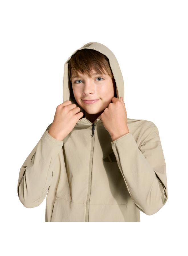 Adidas Z.N.E. Woven Travel Cover Up Track Top - Image 3